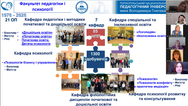 Презентація факультету педагогіки і психології